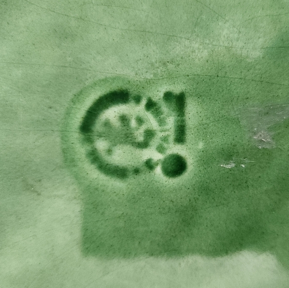 VNTG Majolica Late 20th Century Bordallo Pinheiro Cabbageware Serving Platter. - Picture 10 of 10